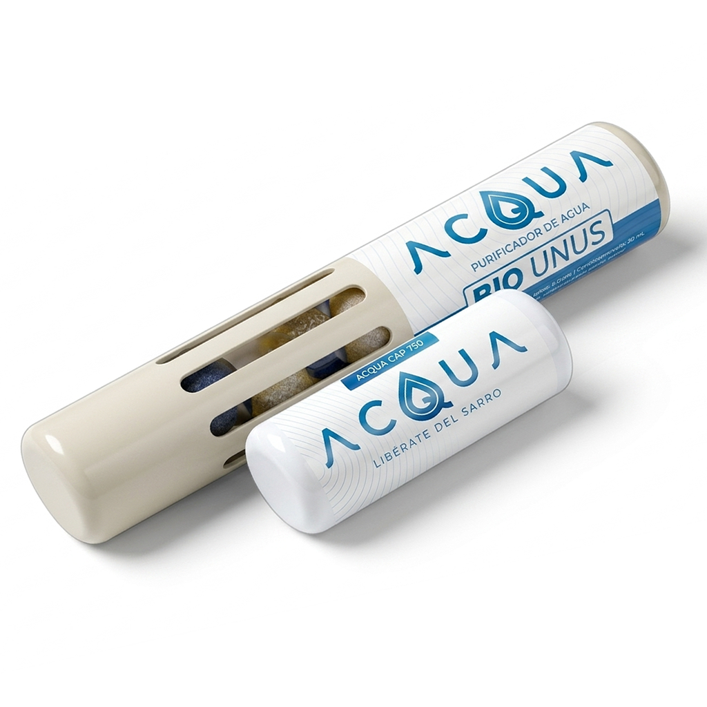 ACQUA PACK 1 incluye ACQUA CAP 750 + ACQUA BIO UNUS