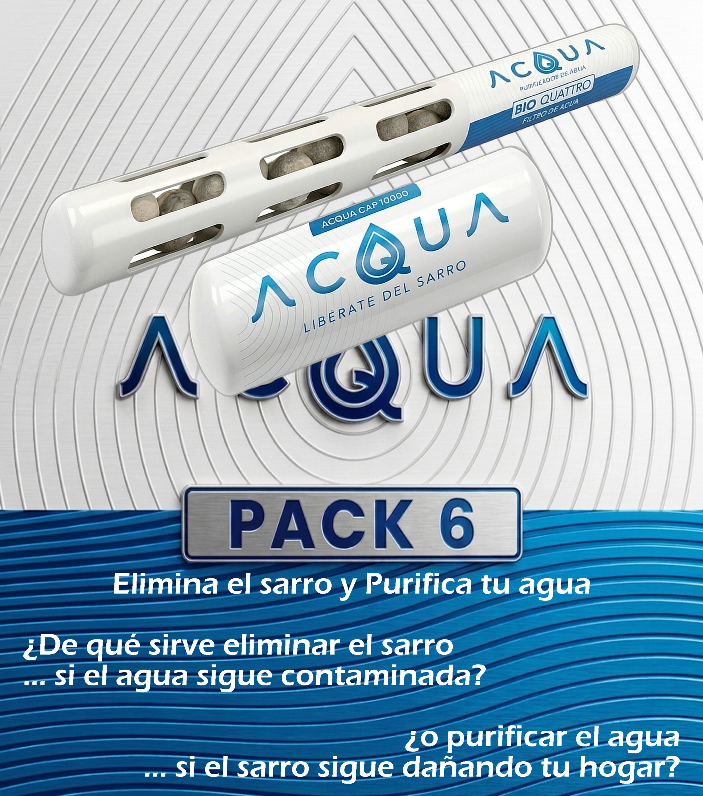 ACQUA PACK 6 incluye ACQUA CAP 10000 + ACQUA BIO QUATTRO - Imagen 7